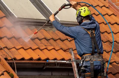 Démoussage et hydrofuge de toiture à Floyon